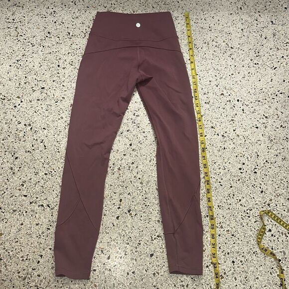 Lululemon In Movement tight 25” everlux pink mauve red dust 4 - Picture 10 of 10
